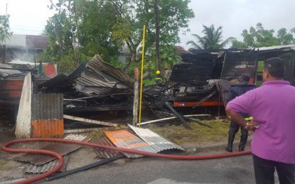 Fire destroys West Ruimveldt premises