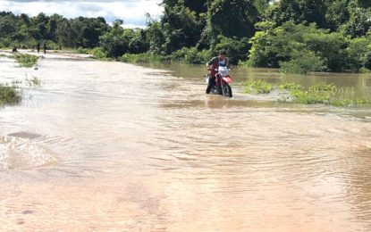 Several Rupununi villages cut off, families evacuated amid flooding