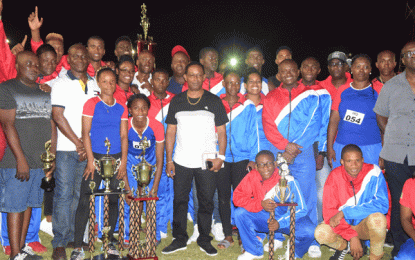 Headquarters are champions of the 2018 Guyana Police Force sports