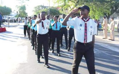 Stirring route march marks 179th anniversary of Police Force