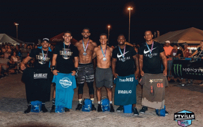 Fitvillve Caribbean Championship – Aruba 2018… Dillon Mahadeo (Guyana) & Matheus Othero (T&T) win RX Class