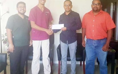 Dental Imports Guyana Inc. sponsor GSSF Steel Plate Match