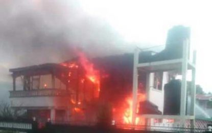 Mystery fire destroys  pensioner’s home