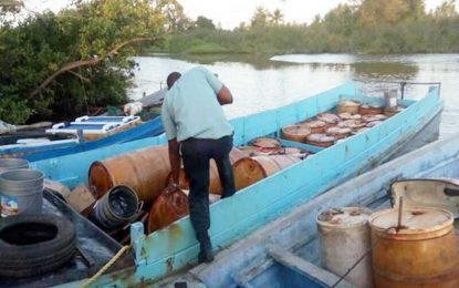 56 drums of seized fuel vanish from GEA bond – converted fishing vessel found with 80,000 liters of smuggled diesel