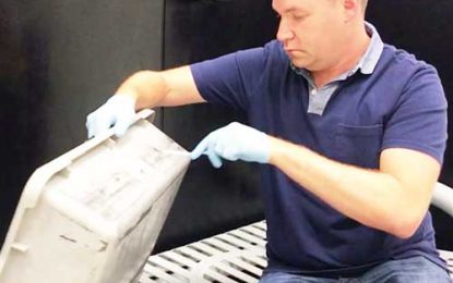 Airport toilets cleaner than plane’s eating trays