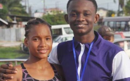 MOM, GTU Nat School’s Swimming C/Ships Golds for Grant, Seaton & fastest female time from Persaud But Swimming still suffering from lack of support
