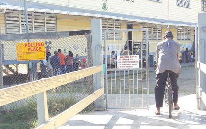 Voter turnout a constant trickle throughout Berbice