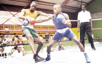 Terrence Ali Nat Open Boxing Championships…Keevin Allicock produces Boxing exhibition on semi-finals night