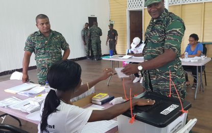 Disciplined Forces vote in relatively smooth LGE process