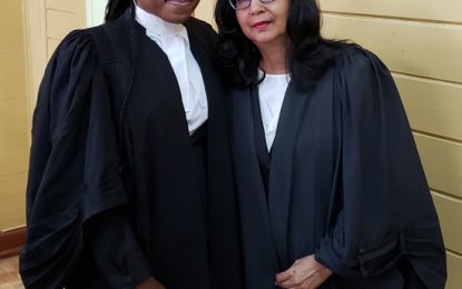 Odessa Breedlove-James is among Guyana’s newest attorneys