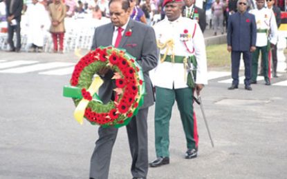 Remembrance Day 2018 observed