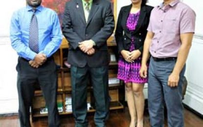 New Archery Guyana President Mohamed Khan meets Minister Dr. George Norton, shares plans