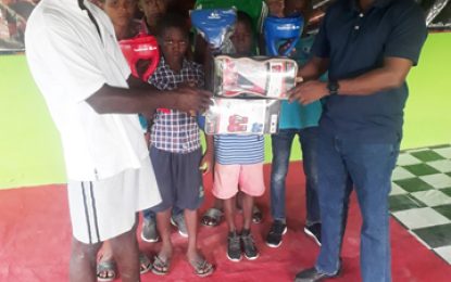 GBA President donates Boxing Gear to Sophia Boxing Gym