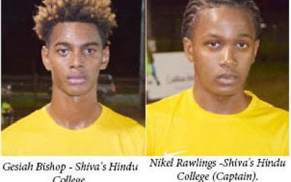 KFC Goodwill Cup T&T’s Shiva boys open campaign with a win