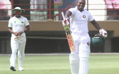 West Indies Championship 2018/2019 Bramble (168), Chanderpaul (71) 3rd wicket stand of 209 put Jaguars in control Volcanoes