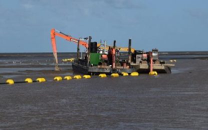 Country’s first-ever Cutter Suction Dredge improving drainage in West Berbice