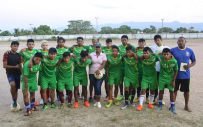 Rupununi FA U17 team set to compete in Manaus, Brazil from Feb. 1 Cindy’s Bus Service sponsors uniforms; Fund raising match tonight