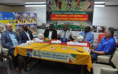 GFF-NAMILCO Thunderbolt Flour Power/Intra Association U17 Season 2 Unveiled “We are in for the long term” – NAMILCO’s MD, Bert Sukhai