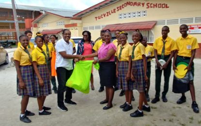 Tucville Secondary boosted by Ralph Green donation of football gear