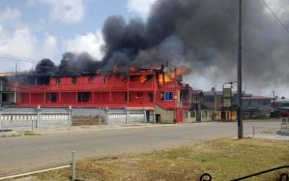 Fire destroys C’tyne business place, adjacent property