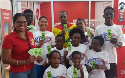 Bakewell and Digicel give tickets for Concacaf Nations League Clash of the JaguarsBV, Linden, Kingston and Tiger Bay youths benefit
