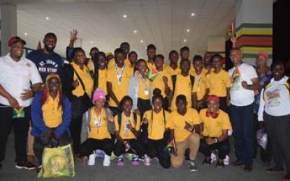 AAG Carifta Team returns home