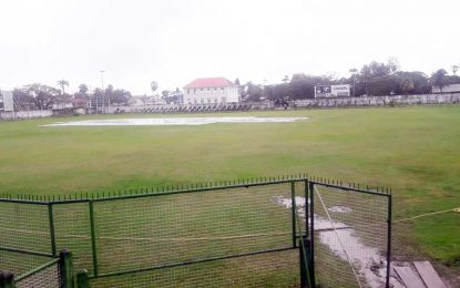 Rain ruins second day’s play at Bourda