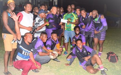 Guyana Carnival RugbyPanthers claw away championship trophy