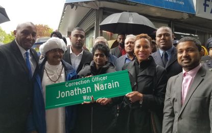 Queens Street renamed after slain Guyanese