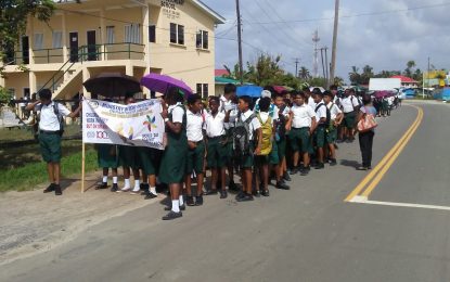 E’bo youths march against Child Labour