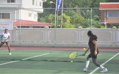 GBTI Open Tennis tourney Campbell & Gentle ‘rough’ on Bharat & Richmond Win 6-0, 6-0, in Women’s mixed doubles