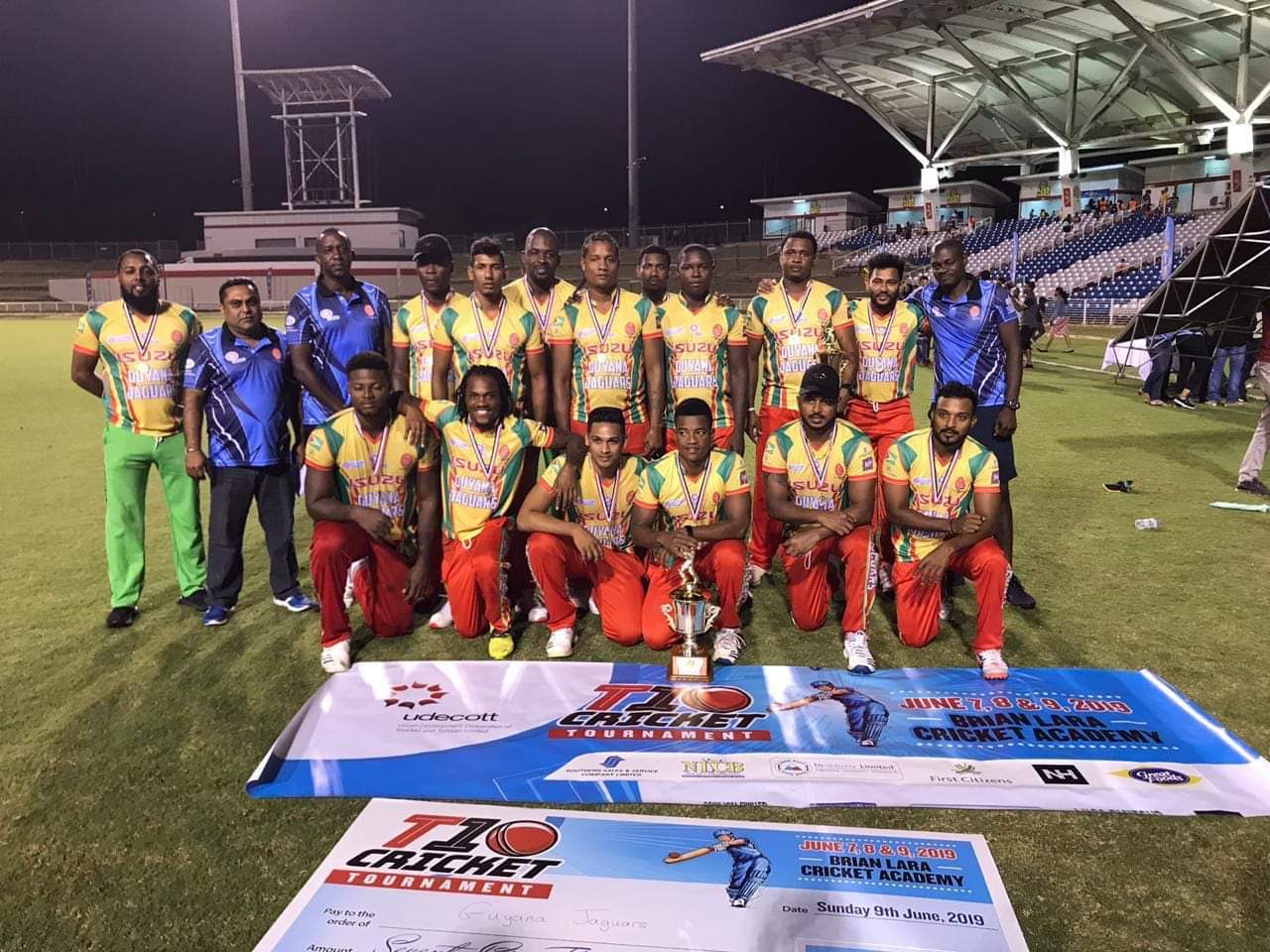 Guyana Jaguars claim inaugural UDeCOTT T10 title in T&T – Kaieteur News