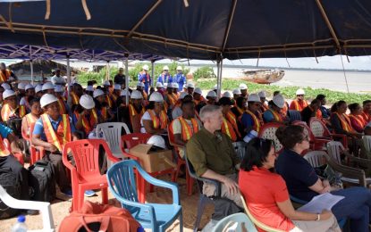 Oil spill demonstration exercise conducted at Shell Beach