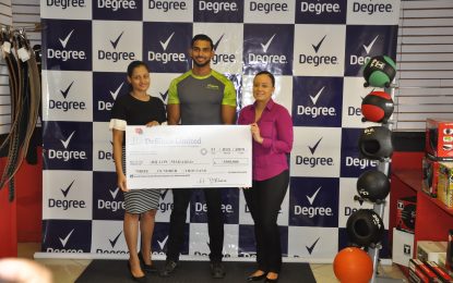 Reebok CrossFit Games 2019 De Sinco Ltd. through its Degree brand supports Guyana’s #1 Dillon Mahadeo