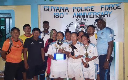 Guyana Police Force – RFA 5-A-Side Futsal Tournament Sky Kings Sports Club and Guyana Rush Saints FC crowned female and male champions