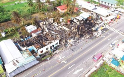 Two Chinese nationals perish as fire razes seven Vreed-en-Hoop stores