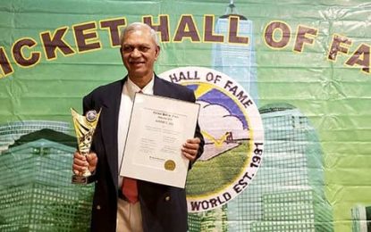 ECCC Chairman Ali inducted into USA Cricket Hall of Fame