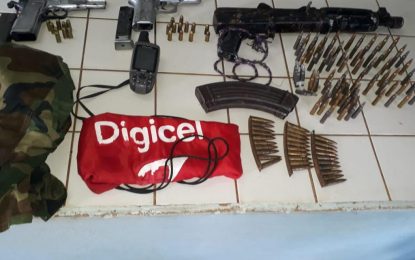 Cops capture gang after Matthew’s Ridge gold heist – Joint Services rank, businessman among suspects – AK-47 assault rifle, gold bars recovered