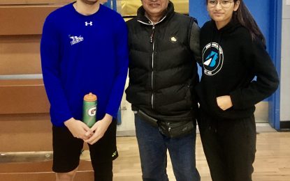 3rd places for Badminton Champions Narayan and Priyanna Ramdhani in Canada