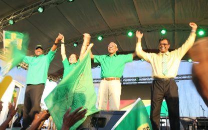 APNU+AFC launches election campaign – “Don’t stop the progress!”