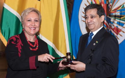 Guyana assumes Chair of OAS Permanent Council