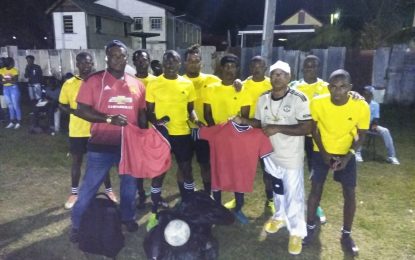 Hopetown FC outfitted by Owen Humphrey