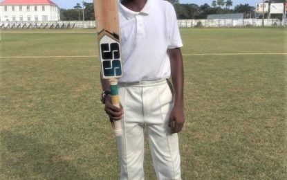 Georgetown U-15 Trial match Persaud (4-34), Allen (31*) spur Deonarain’s XI to 3-wkt win