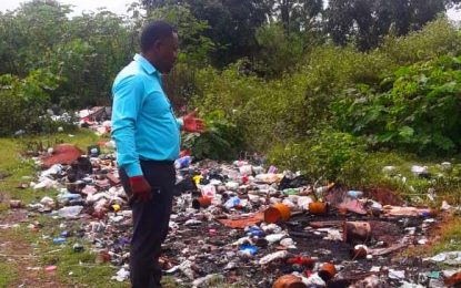 New Amsterdam municipality not happy with indiscriminate dumping of garbage