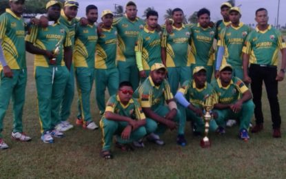 Aurora Knight Riders are South/Central Essequibo T/20 Champions