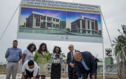 Sod turned for new Gold Board HQ, Health Ministry lab at Liliendaal