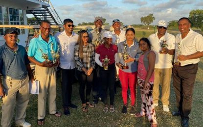 George is overall winner; Prashad cops nearest to the pin title at Joe Jagmohan Golf tourney