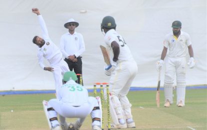 CWI Regional four-day cricket Guyana need 27 with last pair at the wicket to win