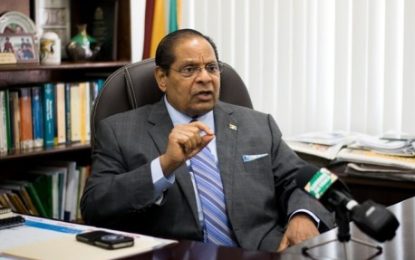 President’s Office debunks Nagamootoo’s int’l funding remarks