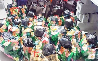 Linden Business Network distributes food hampers, face masks, sanitisation products 